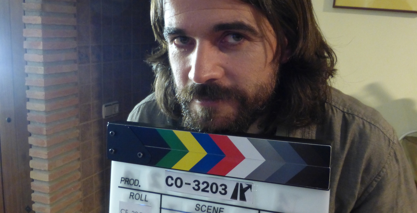 picture of the slate on set