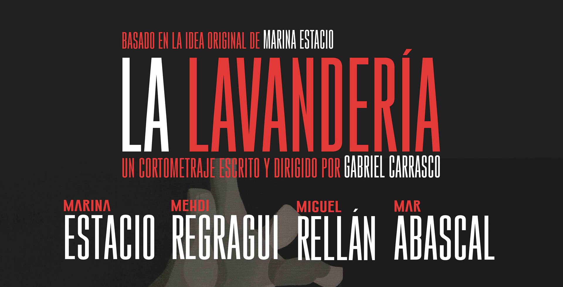 cartel del cortometraje de La lavandería